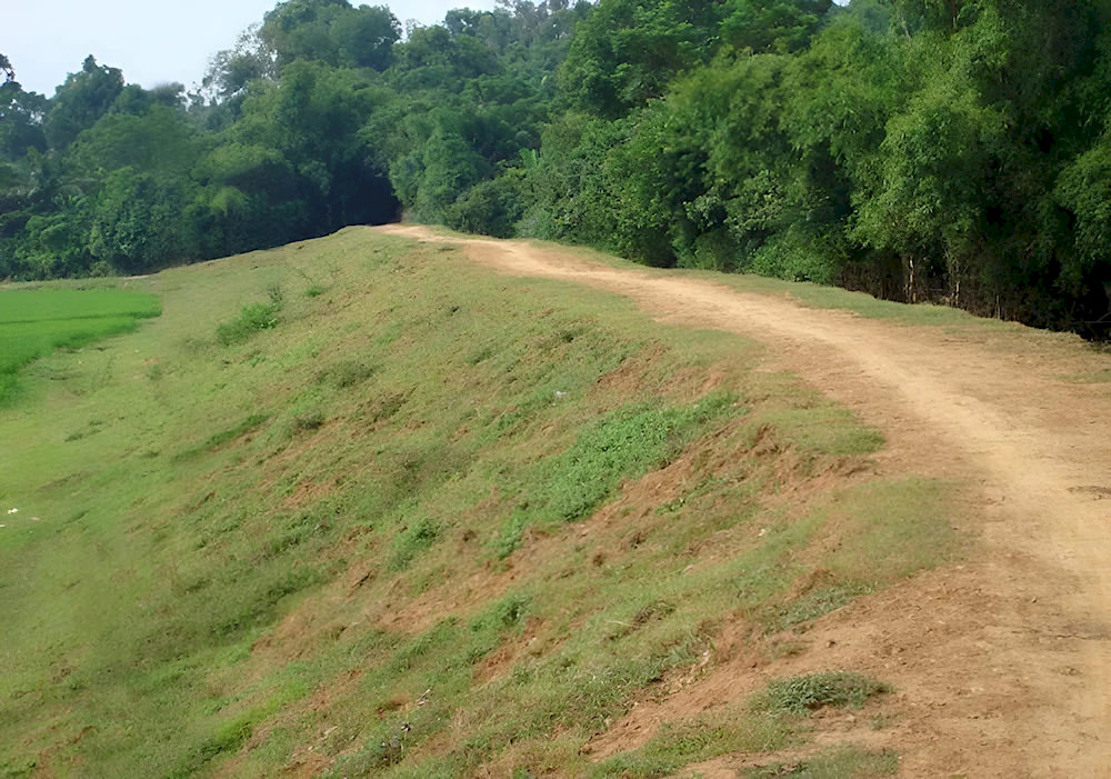 La thành tại Thành nhà Hồ có nhiệm vụ bảo vệ tòa thành, phòng chống lũ lụt